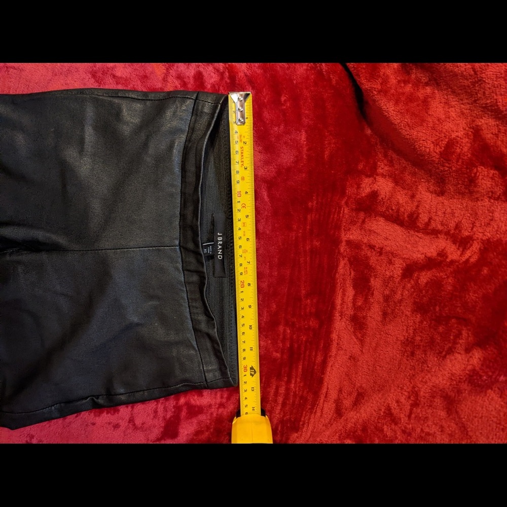 J Brand Edita black leather leggings XS - Picture 8 of 10